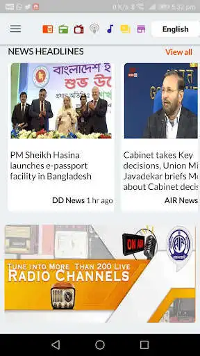 Play NewsOnAir: Prasar Bharati Official App News+Live  and enjoy NewsOnAir: Prasar Bharati Official App News+Live with UptoPlay