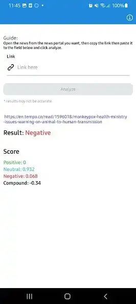 Play News Sentiment Analysis - EN as an online game News Sentiment Analysis - EN with UptoPlay