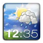 Free play online New Weather Clock Widget APK