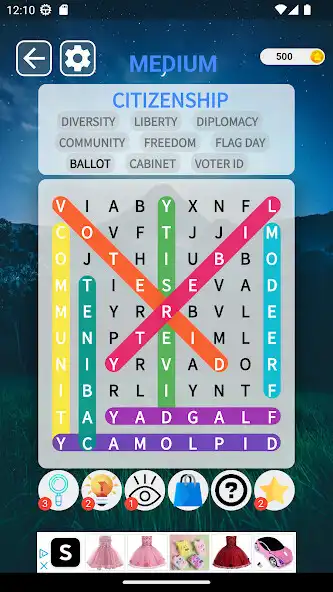 Play New Word Search Fun as an online game New Word Search Fun with UptoPlay