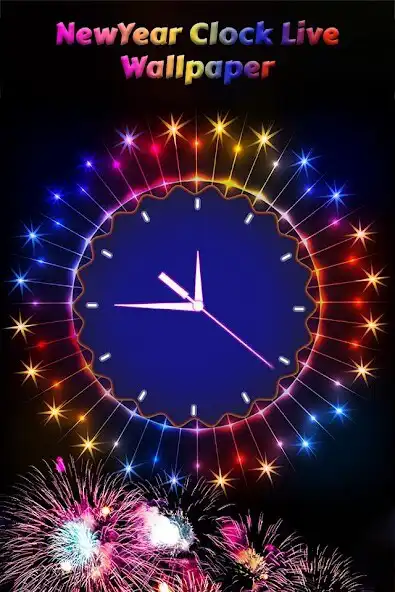 Play new year clock live wallpaper, new year wishes  and enjoy new year clock live wallpaper, new year wishes with UptoPlay