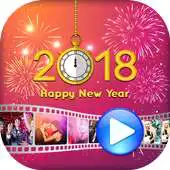 Free play online New Year Photo Video Maker APK