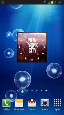 Play New York Clock Widget