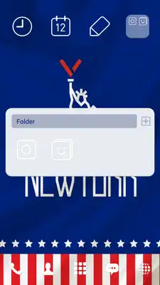 Play NEW YORK LINE Launcher theme