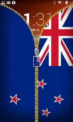 Play New Zealand Flag Zipper Locker