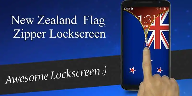 Play New Zealand Flag Zipper Locker