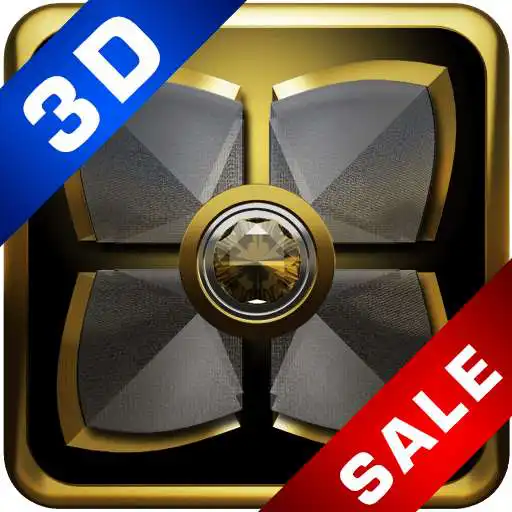 Free play online Next Launcher Theme 3d Gold Diamond  APK