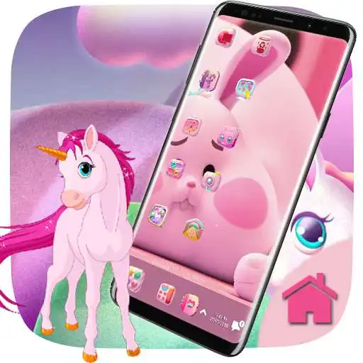 Play Nice Unicorn Theme for Computer Launcher APK