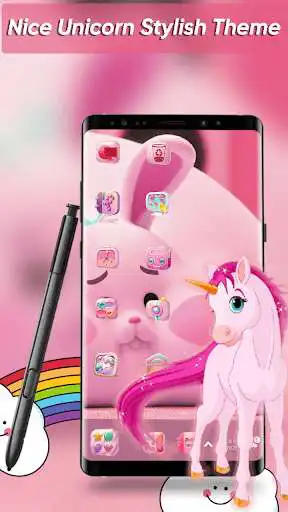 Play Nice Unicorn Theme for Computer Launcher  and enjoy Nice Unicorn Theme for Computer Launcher with UptoPlay