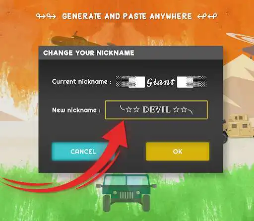 Play Nickname Generator for Battleground as an online game online Nickname Generator for Battleground with UptoPlay com.nicknamegenerator.battelgroundnickname Play Nickname Generator for Battleground as an online game Nickname Generator for Battleground with UptoPlay