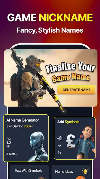 Play Nickname Generator Gaming name  and enjoy Nickname Generator Gaming name with UptoPlay