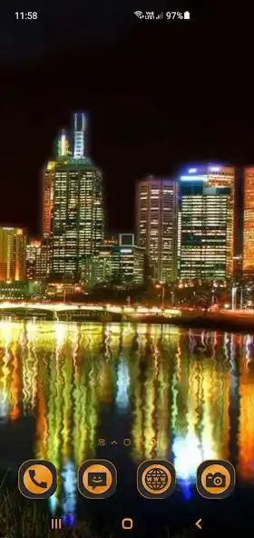 Play Night City Lights Live Wallpaper  and enjoy Night City Lights Live Wallpaper with UptoPlay