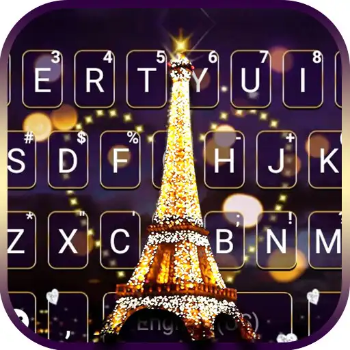 Play Night Romantic Paris Keyboard Theme APK