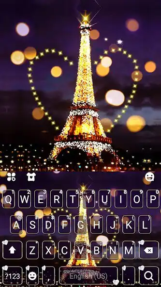 Play Night Romantic Paris Keyboard Theme  and enjoy Night Romantic Paris Keyboard Theme with UptoPlay