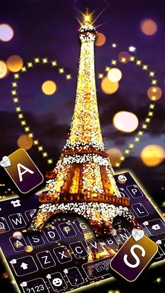 Play Night Romantic Paris Keyboard Theme as an online game Night Romantic Paris Keyboard Theme with UptoPlay