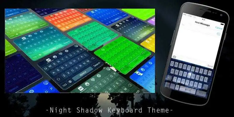 Play Night Shadow Keyboard Theme