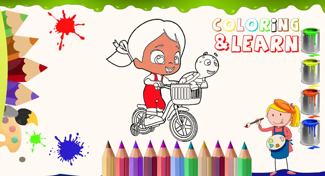 Play Niloya - Coloring Book Oyunu as an online game Niloya - Coloring Book Oyunu with UptoPlay