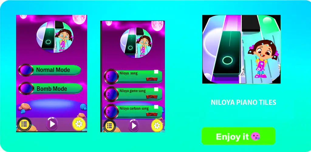 Play Niloya piano tiles game as an online game Niloya piano tiles game with UptoPlay