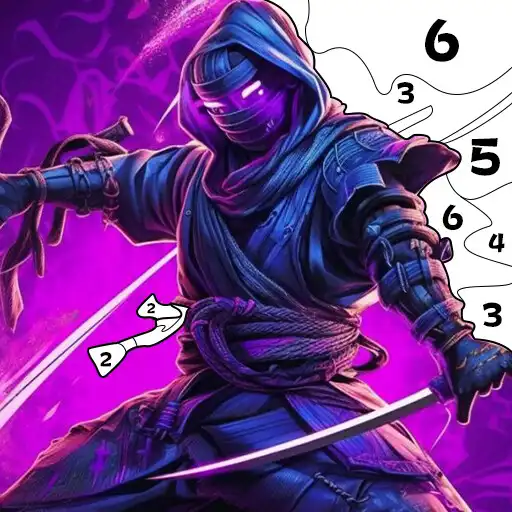 Play Ninja Color by Number APK