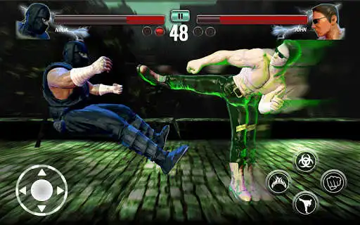 Play Ninja Games Fighting: Kung Fu as an online game Ninja Games Fighting: Kung Fu with UptoPlay