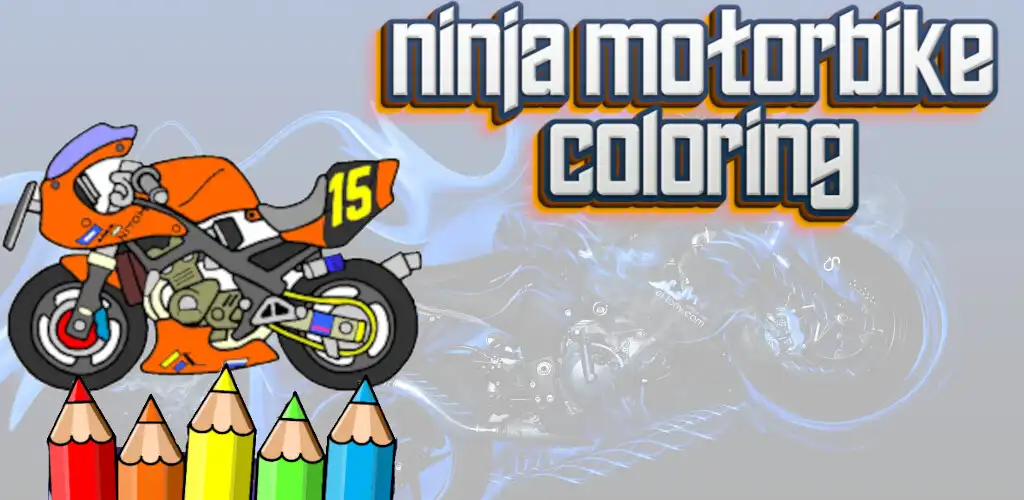 Play ninja motorbike coloring  and enjoy ninja motorbike coloring with UptoPlay