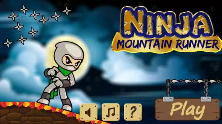 Play Ninja mountain runner