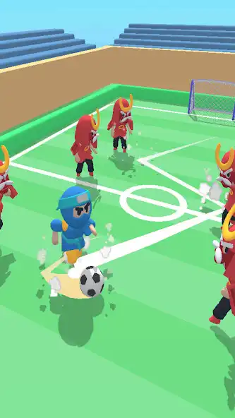 Play Ninja Soccer Dash as an online game Ninja Soccer Dash with UptoPlay