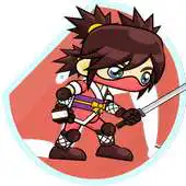 Free play online Ninjia Gril Gravity Flip APK