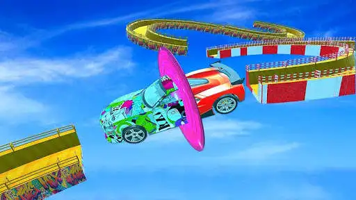 Play Nitro Cars Transformation: impossible Crazy Stunts as an online game Nitro Cars Transformation: impossible Crazy Stunts with UptoPlay