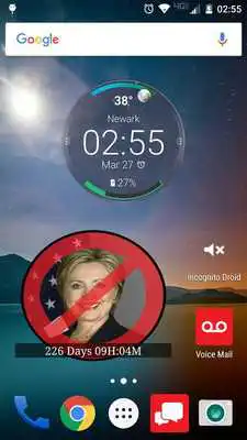 Play No Hillary Countdown Widget