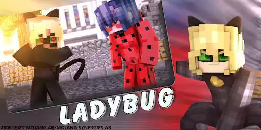 Play Noir LadyBug Mod: Miraculeuse Skins  and enjoy Noir LadyBug Mod: Miraculeuse Skins with UptoPlay