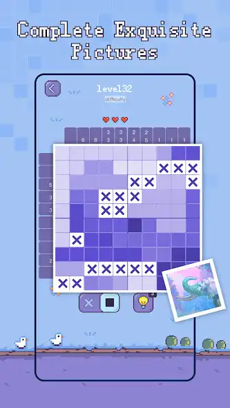 Play Nonogram Jigsaw - Cross Puzzle as an online game Nonogram Jigsaw - Cross Puzzle with UptoPlay