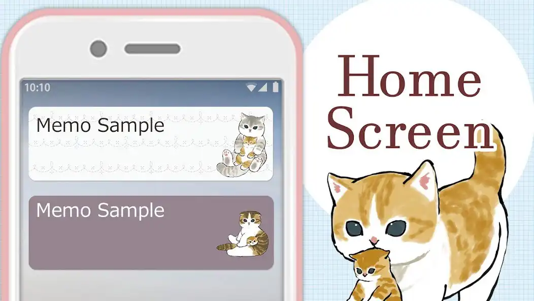 Play Notepad Cute Cats by mofusand  and enjoy Notepad Cute Cats by mofusand with UptoPlay