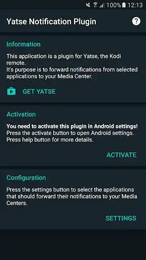 Play Notification forwarder plugin for Yatse  and enjoy Notification forwarder plugin for Yatse with UptoPlay