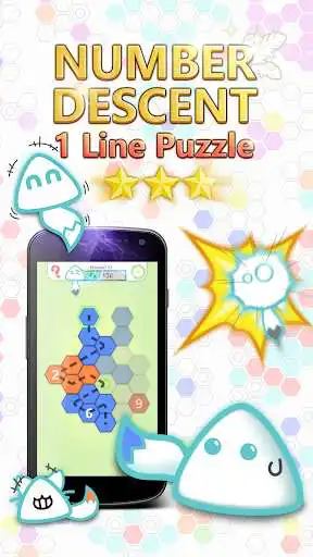 Play Number Descent: 1 Line Puzzle as an online game Number Descent: 1 Line Puzzle with UptoPlay