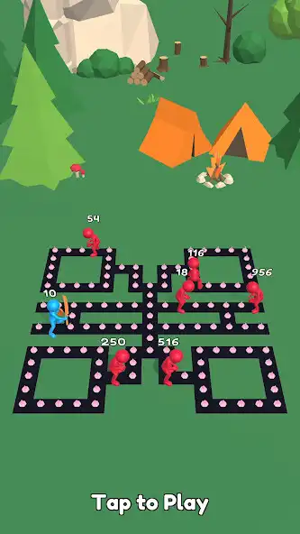 Play Number Hunter: Stickman Maze  and enjoy Number Hunter: Stickman Maze with UptoPlay