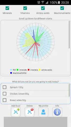 Play Nutrient values  and enjoy Nutrient values with UptoPlay