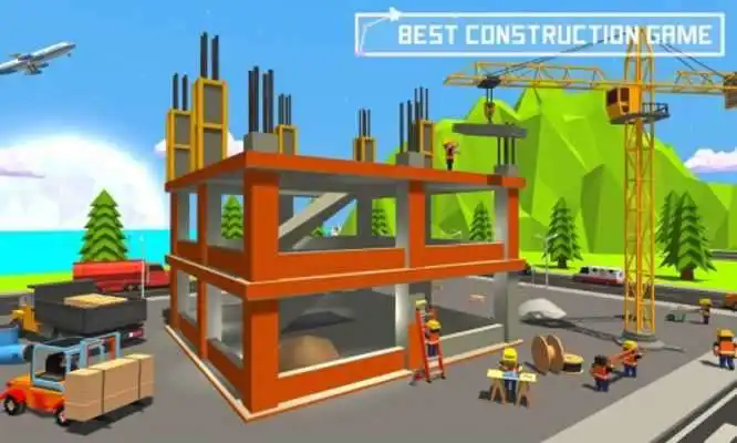 Play Office Building Construction