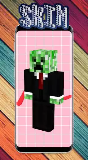 Play Office Creepers Skin for Minecraft as an online game Office Creepers Skin for Minecraft with UptoPlay