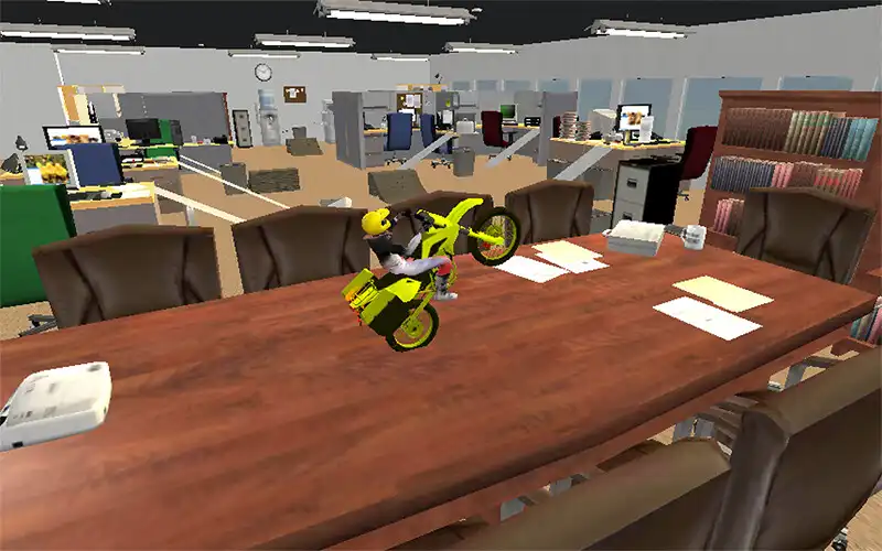 Play Office Motorbike Simulator 3D as an online game Office Motorbike Simulator 3D with UptoPlay