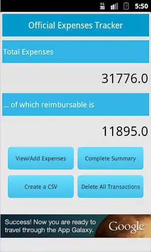 Play Official Expenses tracker  and enjoy Official Expenses tracker with UptoPlay