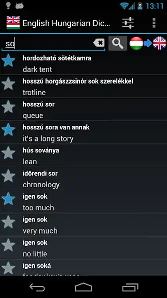 Play Offline English Hungarian Dictionary as an online game Offline English Hungarian Dictionary with UptoPlay