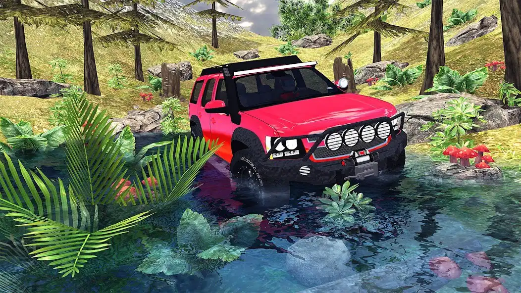 Play Offroad Jeep Games Driving 3D as an online game Offroad Jeep Games Driving 3D with UptoPlay