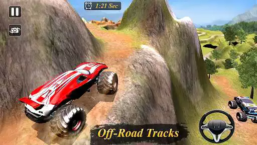 Play Offroad Monster Truck Racing Simulator 2021 as an online game Offroad Monster Truck Racing Simulator 2021 with UptoPlay