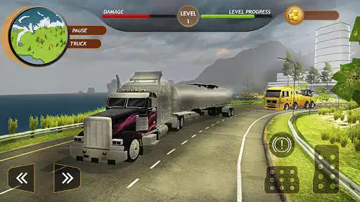 Play Offroad Oil Tanker Cargo Truck Transporter 2017 as an online game Offroad Oil Tanker Cargo Truck Transporter 2017 with UptoPlay