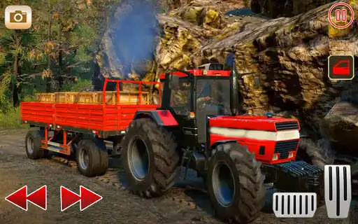 Play Offroad Tractor Simulator and Village Farming as an online game Offroad Tractor Simulator and Village Farming with UptoPlay