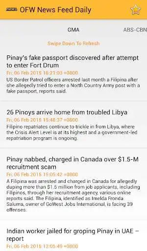 Play OFW News Feed Daily