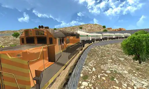 Play Oil Tanker Train Driving Sim : Cargo Train Uphill