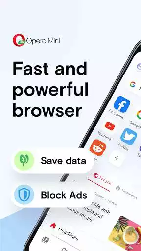 Play Opera Mini: Fast Web Browser  and enjoy Opera Mini: Fast Web Browser with UptoPlay