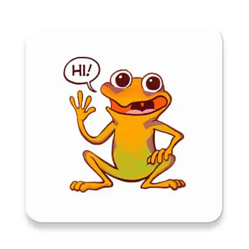 Play Orange Frog Sticker App APK